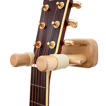 Soporte de pared versátil para guitarra con ganchos ajustables para un almacenamiento seguro
