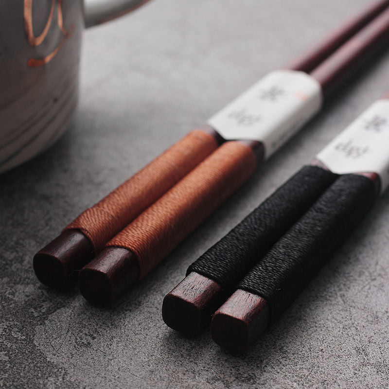 Premium Walnut Utensils for Asian Cuisine & Ramen Bowls – Artisan Wood Dining Tools with Presentation Case