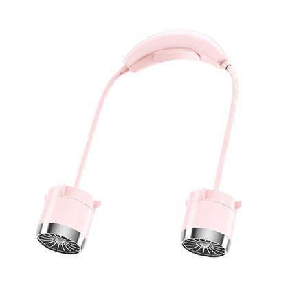 Ventilador de cuello recargable con velocidad ajustable: refrigeración portátil y silenciosa para viajes, deportes y actividades al aire libre