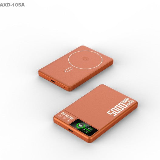 Wireless Power Bank with Digital Charging Indicator & Fast Charging