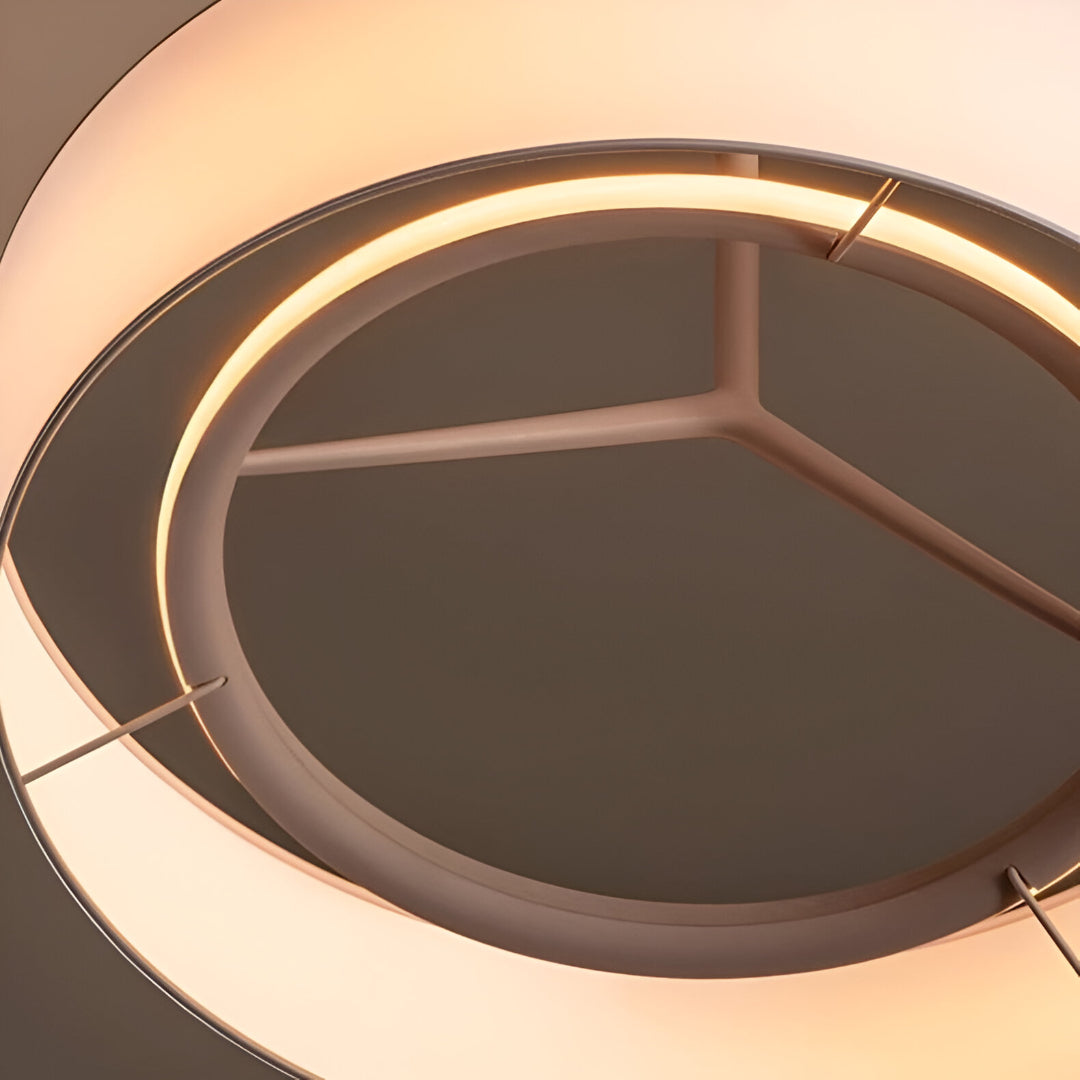 Lámpara de techo LED de metal con cable ajustable, 18 pulgadas de diámetro, para encimera de cocina y comedor