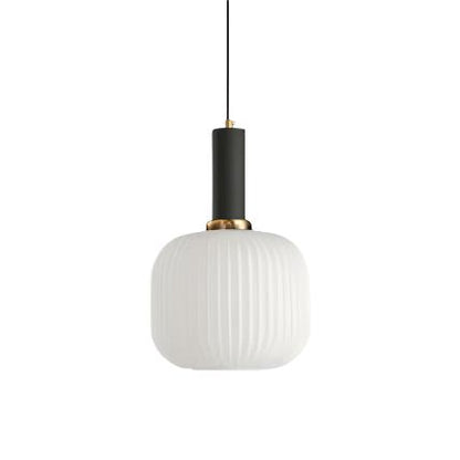 Glass Shade Hanging Ceiling Light E27 Socket Multi-Color Options for Kitchen Island Dining Room Bar Lounge Adjustable Cable Mid-Century Styl