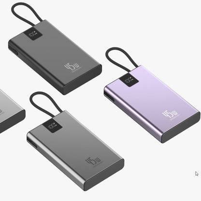 Cargador portátil | Batería externa de 10000 mAh con pantalla LED inteligente | Carga rápida para todos los dispositivos