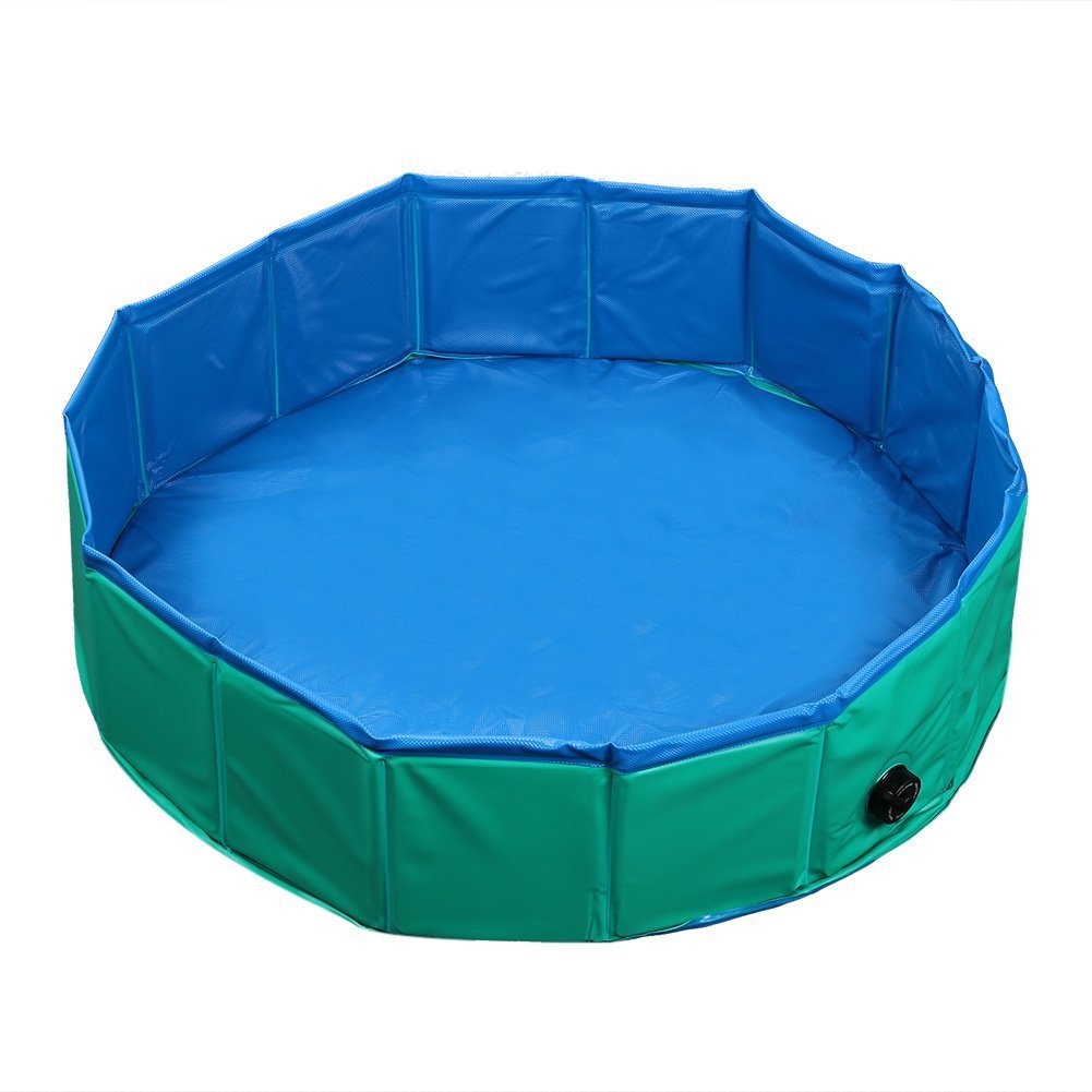 Ortekor Inflatable Dog Pool | Foldable Design with Non-Slip Bottom | Perfect Summer Fun for Small to Medium Pets