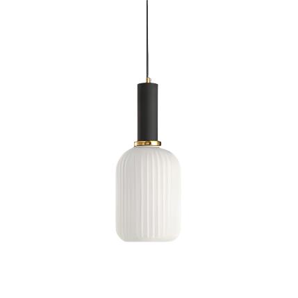 Glass Shade Hanging Ceiling Light E27 Socket Multi-Color Options for Kitchen Island Dining Room Bar Lounge Adjustable Cable Mid-Century Styl