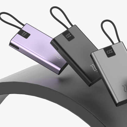 Cargador portátil | Batería externa de 10000 mAh con pantalla LED inteligente | Carga rápida para todos los dispositivos