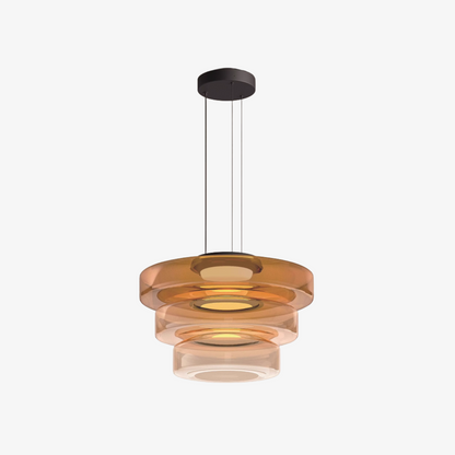 Sculptural Pendant Light | Dynamic Glass Design with Parallax Effect | Versatile Pendant Lighting for Stunning Modern Spaces