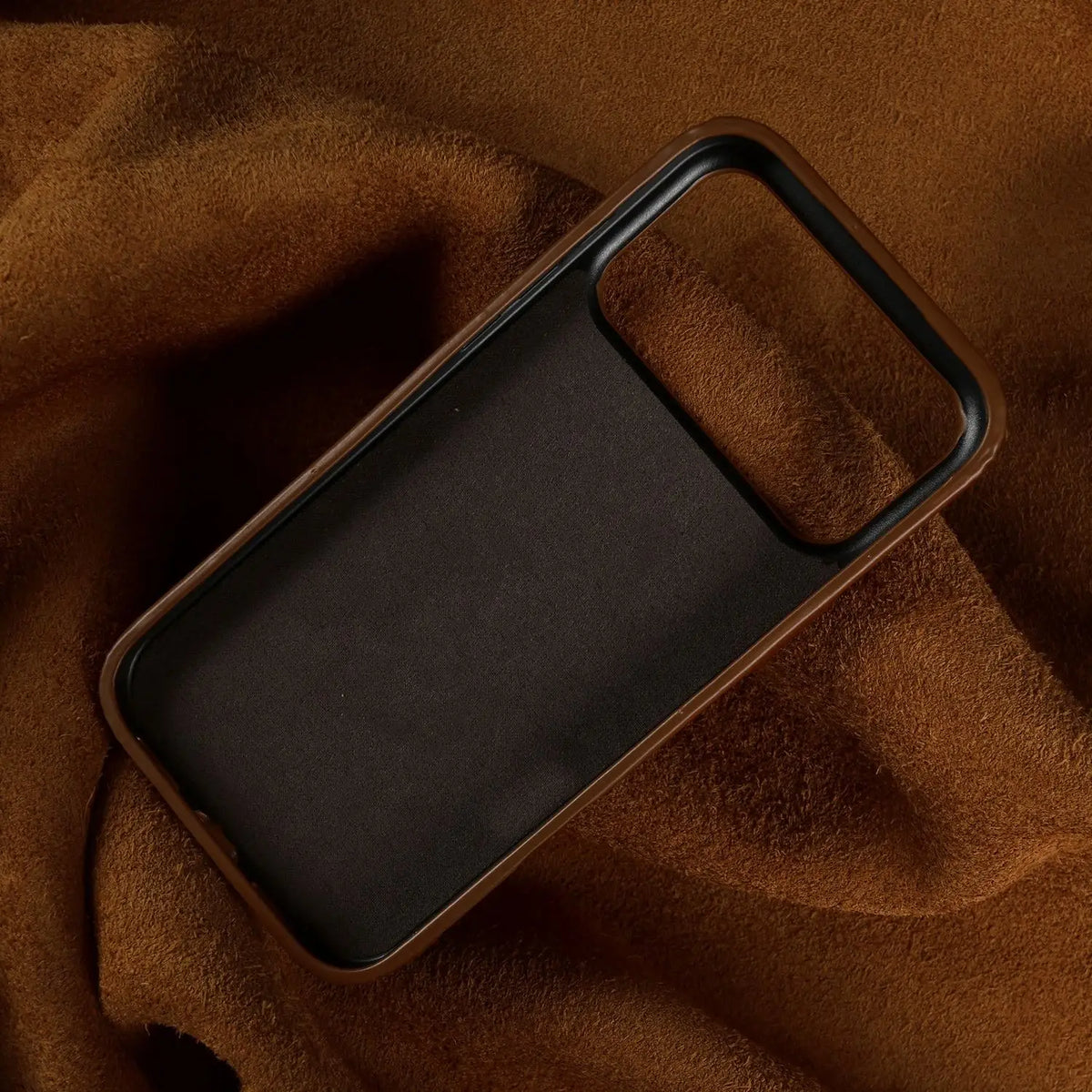 Premium Full-Grain Leather iPhone Case with MagSafe – Shock-Absorbent Protection for iPhone 11-17 Models