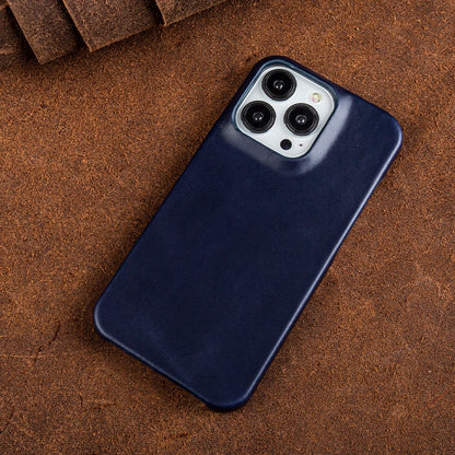 Premium Full-Grain Leather iPhone Case with MagSafe – Shock-Absorbent Protection for iPhone 11-17 Models