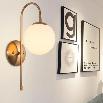 Contemporary Minimalist Wall Sconce Light with Sleek Metal Finish for Living Room Bedroom Hallway Office Indoor Lighting Fixture