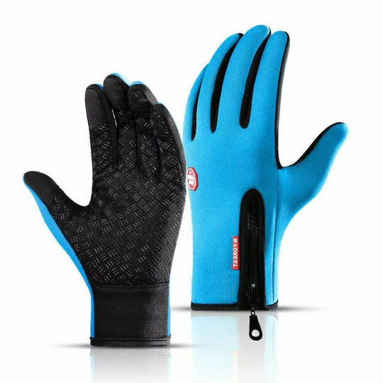 Battery-Powered Heated Winter Gloves with Touchscreen Tips for Skiing, Snowboarding & Cycling