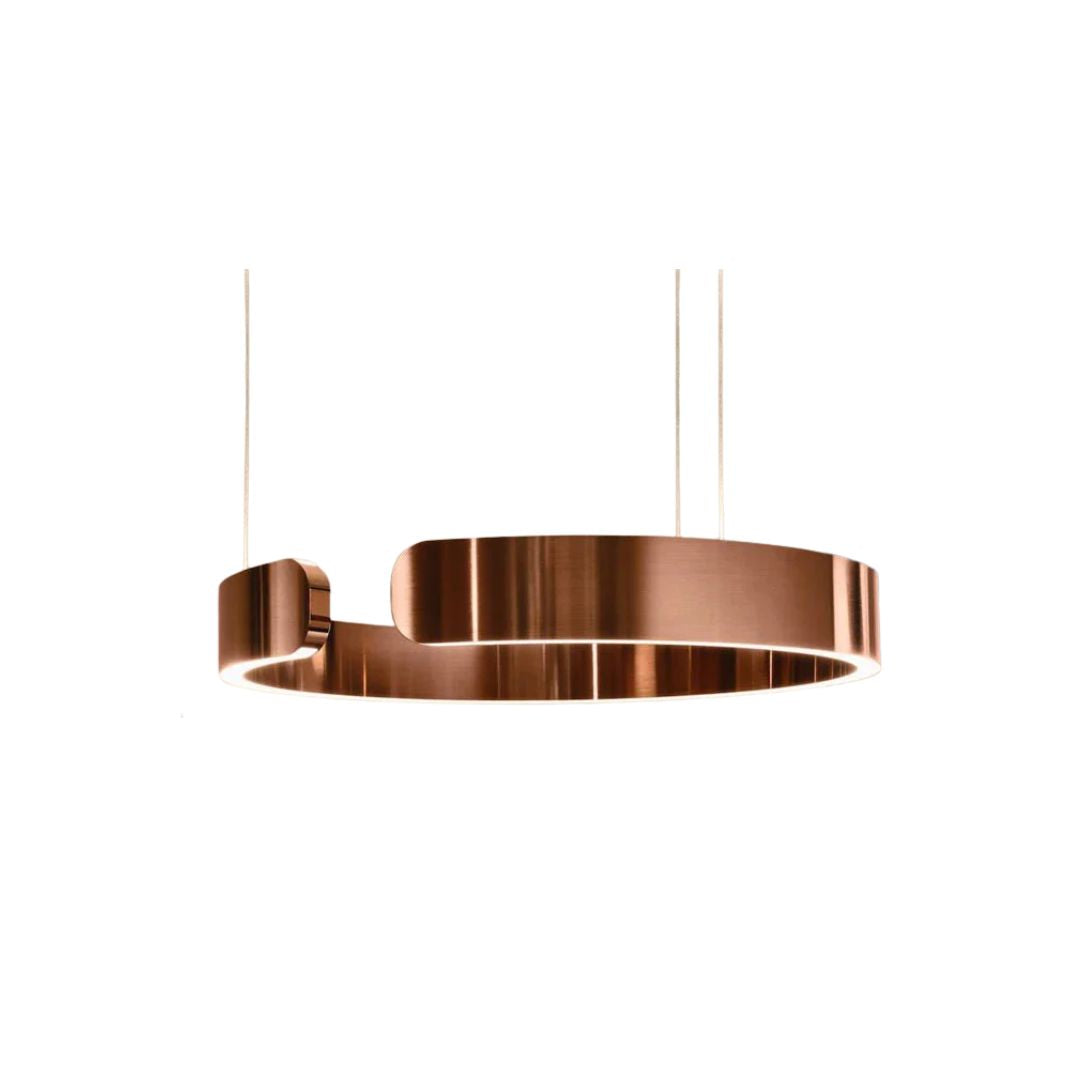 Lámpara de techo LED circular con anillo de aluminio de 20 pulgadas, altura ajustable para isla de cocina, comedor, vestíbulo, luz tipo halo colgante moderna, eficiencia energética