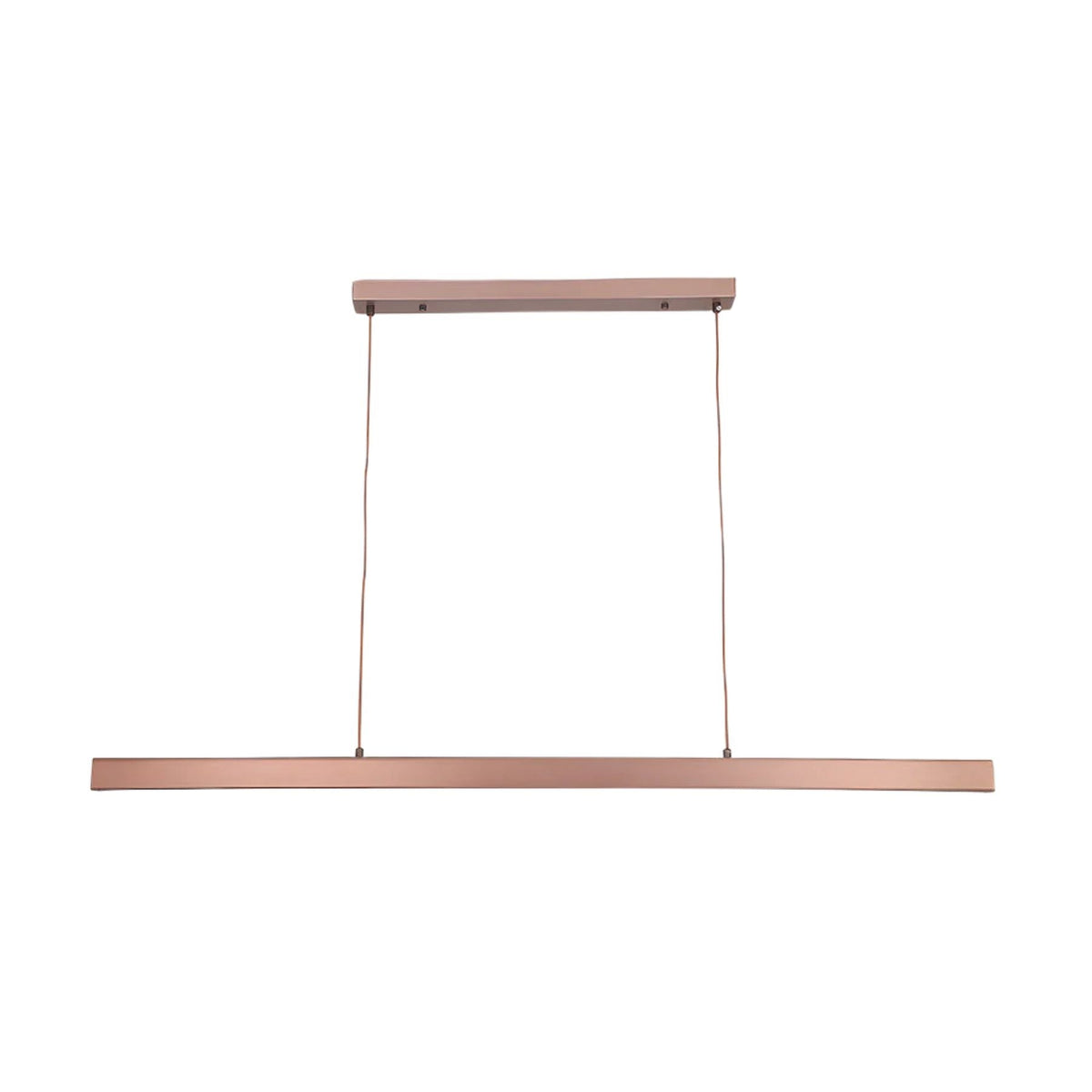 Linear Metal LED Fixture 47 in Black Kitchen Island Overhead Bar Lamp Slim Profile Adjustable Drop Modern Minimalist Style for Dining Room W
