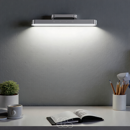 Rechargeable Magnetic LED Wall Light 12 Inch Dimmable Battery Powered Reading Lamp Portable Touch Control Aluminum Hallway Bedroom Closet Li