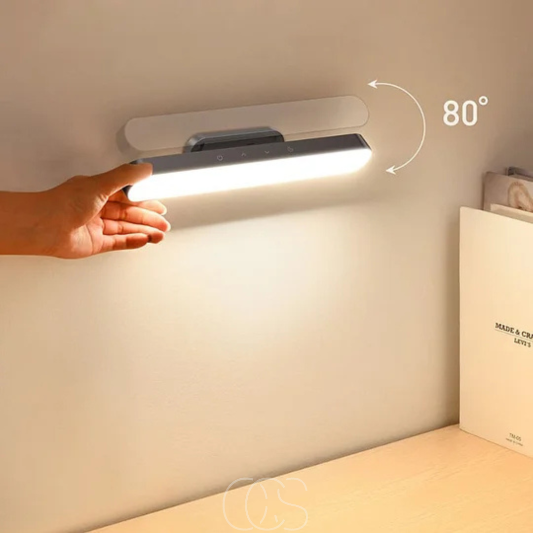 Rechargeable Magnetic LED Wall Light 12 Inch Dimmable Battery Powered Reading Lamp Portable Touch Control Aluminum Hallway Bedroom Closet Li
