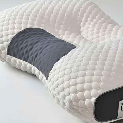 Contour Memory Foam Pillow with Cervical Support for Back and Side Sleepers | Neck Pain Relief Sleep Pillow | Orthopedic Sleeping Pillow