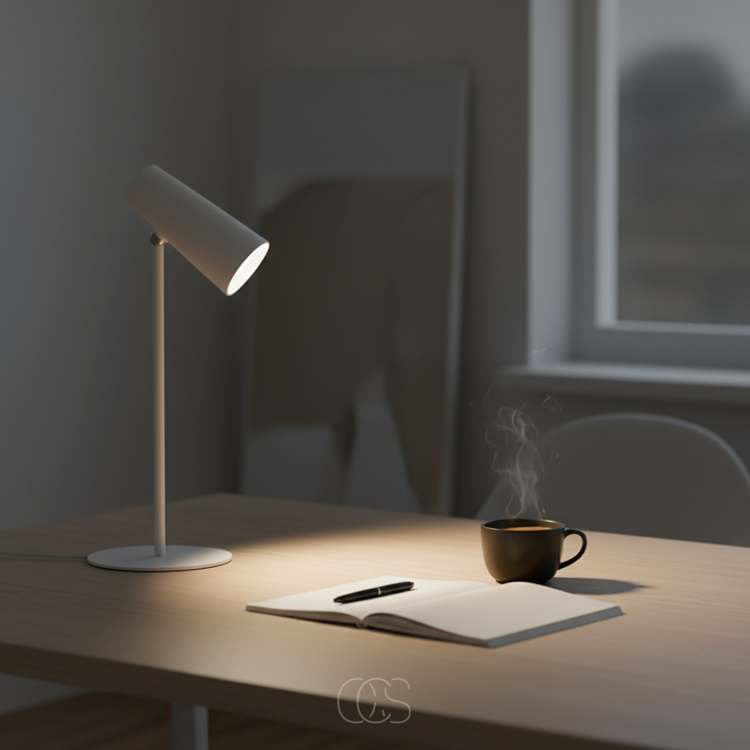 Cordless Adjustable Desk Lamp with 3 Brightness Modes & USB-C Charging for Office Home Reading