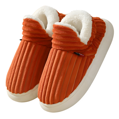 Memory Foam Slippers – Plush Indoor House Shoes with Non-Slip Sole for Men & Women – Cozy Winter Footwear