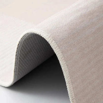 Freeform Polyester Area Rug with Grip-Safe Backing for Living Rooms, Bedrooms & Hallways | Non-Slip Abstract Shape Floor Mat