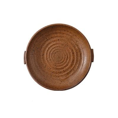 Organic Stoneware Dinnerware Set – Vintage Aged Design in Earthy Tones