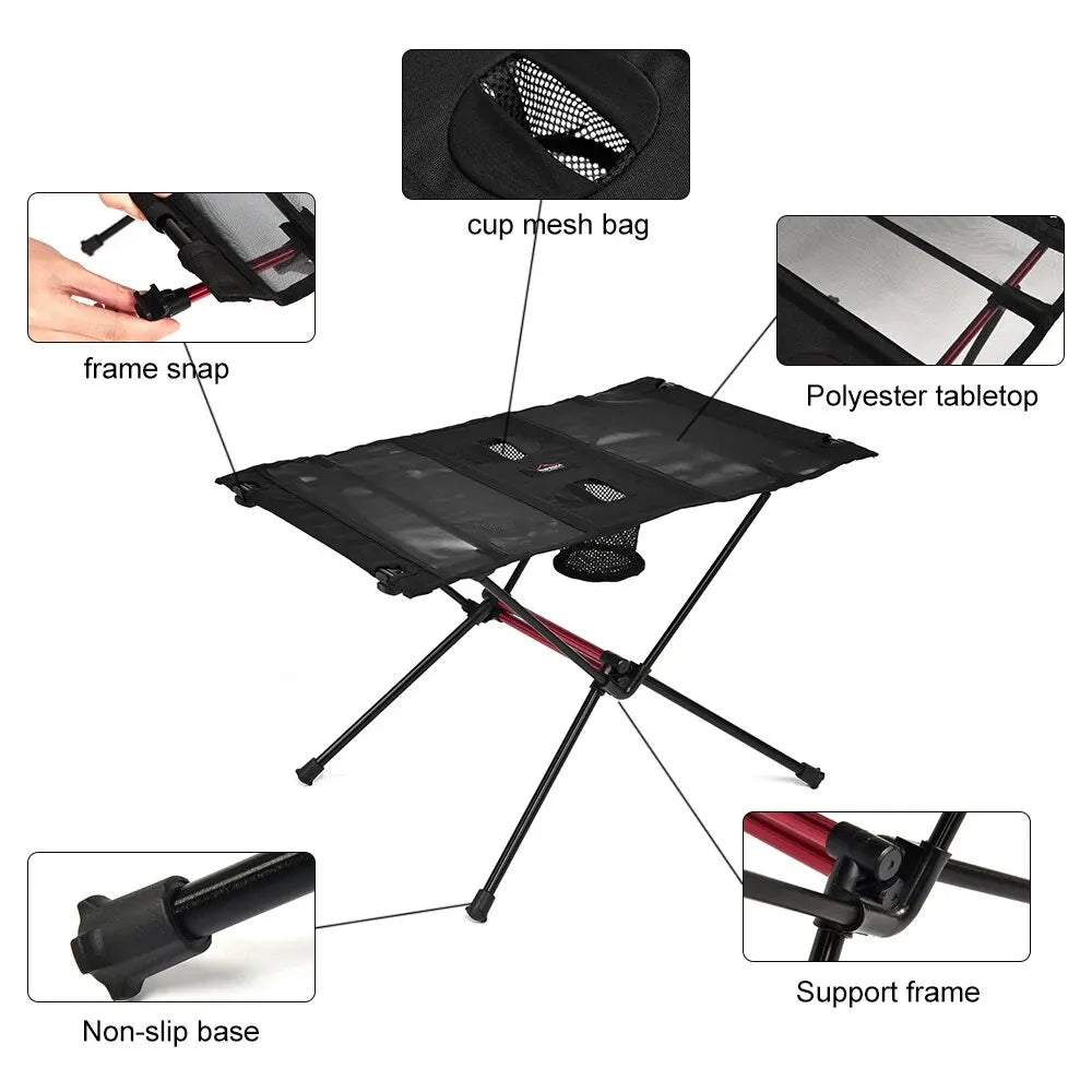 OutdoorFlex | Compact Camping Table with Lightweight Aluminum Design | Portable Surface for All Outdoor Activities