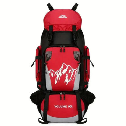Ortekor OutdoorHaven | Mochila de senderismo impermeable de 90 L con diseño ergonómico | Espaciosa y duradera para aventuras al aire libre