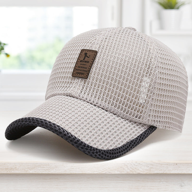 Ortekor Outdoor Casual Baseball Cap with Breathable Mesh Panels | Adjustable Fit for Ultimate Comfort