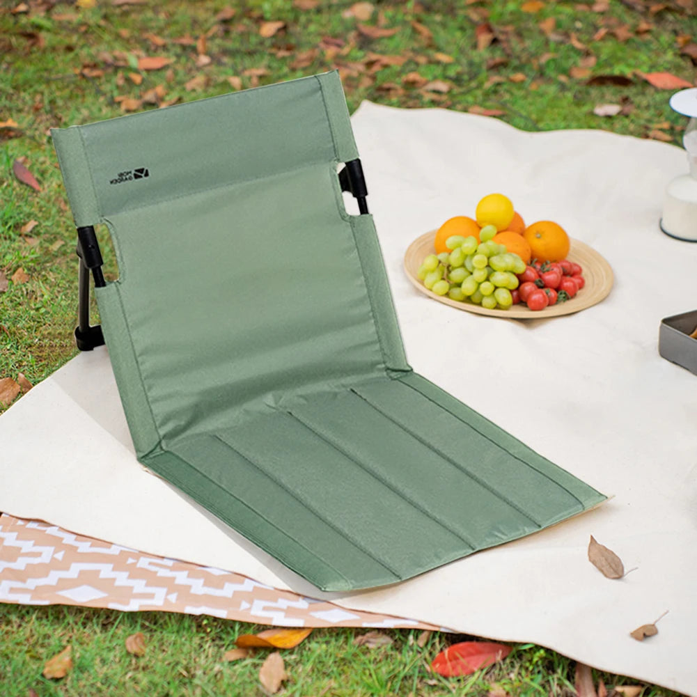 Comodidad al aire libre | Silla de camping plegable con diseño ergonómico | Ligera y portátil para la máxima relajación al aire libre