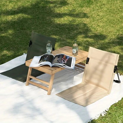 Comodidad al aire libre | Silla de camping plegable con diseño ergonómico | Ligera y portátil para la máxima relajación al aire libre