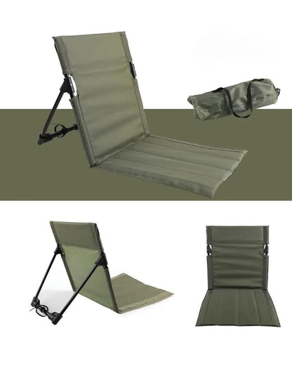 Comodidad al aire libre | Silla de camping plegable con diseño ergonómico | Ligera y portátil para la máxima relajación al aire libre