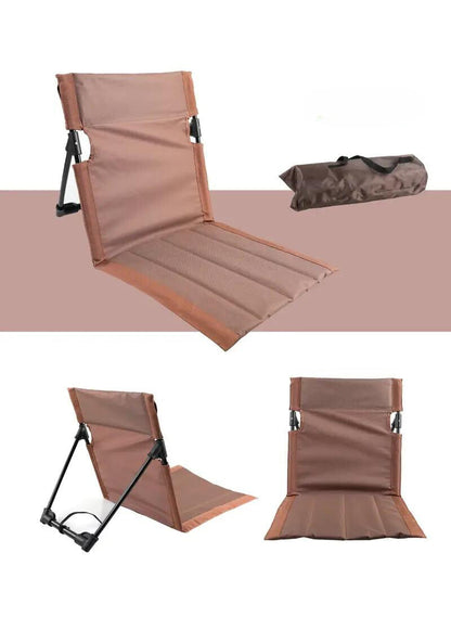 Comodidad al aire libre | Silla de camping plegable con diseño ergonómico | Ligera y portátil para la máxima relajación al aire libre