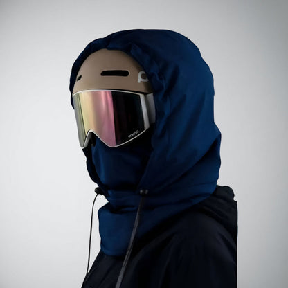 Ortekor Outdoor Essentials | Black Ski Mask with Adjustable Drawstring | Versatile Face Cover for Winter Sports and Activities