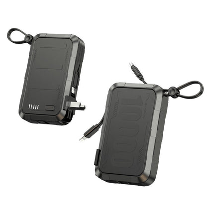 Best Power Bank | 10000mAh Solar Portable Charger with Waterproof Design | Best Portable Power Bank for Camping, Hiking, Travel & Emergency Backup