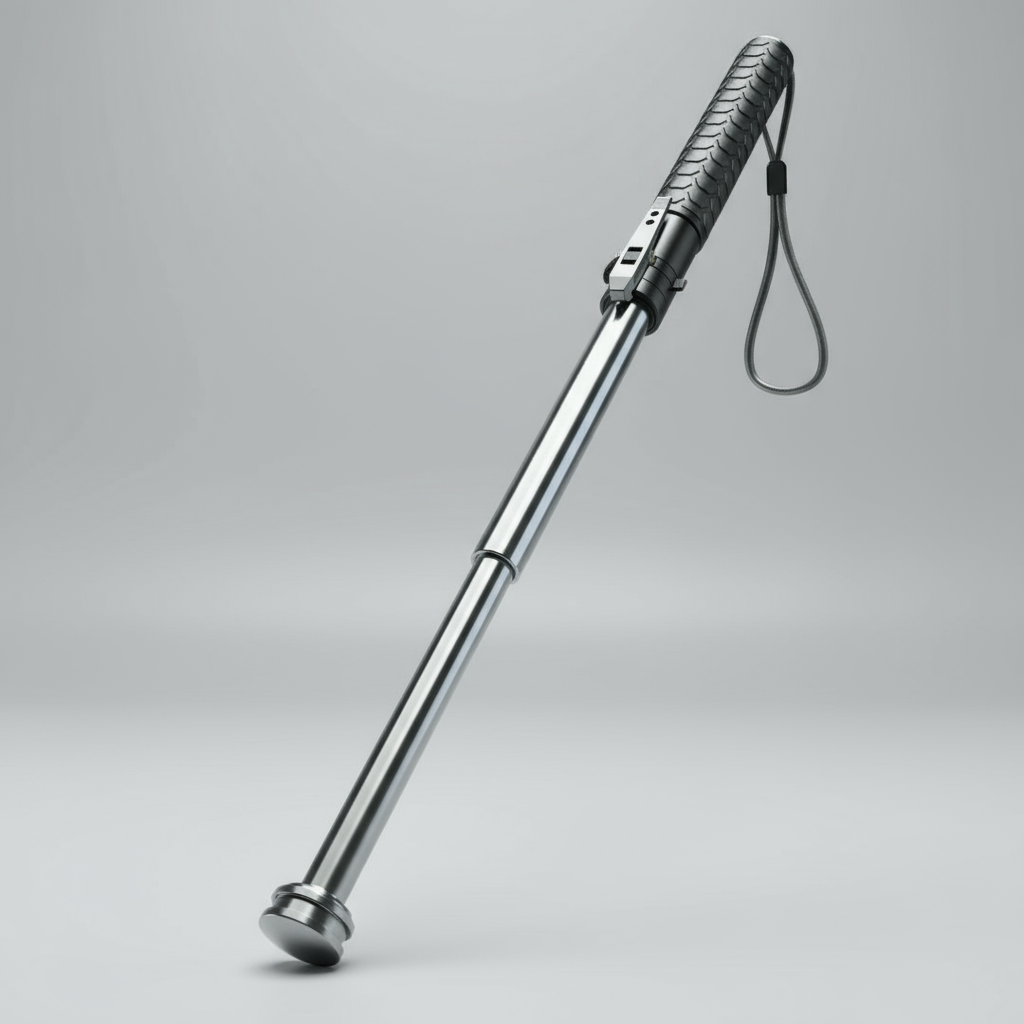 Outdoor Stability | Telescopic Hiking Pole with Anti-Slip Grip | Compact Design for Reliable Support