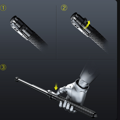Outdoor Stability | Telescopic Hiking Pole with Anti-Slip Grip | Compact Design for Reliable Support