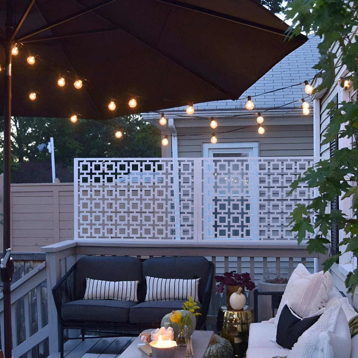 Outdoor String Lights | LED Ball Design with Waterproof Features | Energy-Efficient Patio Lights for Versatile Ambiance
