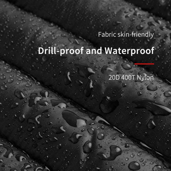 Pantalones de plumón de ganso térmicos para exterior Ortekor | Pantalones aislantes impermeables y ligeros para frío extremo