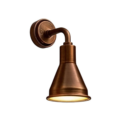 Aplique de pared para exterior, aluminio impermeable IP65, luz cálida 10W E27 - Diseño industrial minimalista para decoración de paredes exteriores