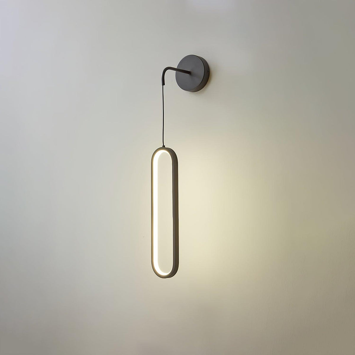 Vertical LED Sconce Light 27 Inch Contemporary Adjustable Color Temperature Fixture for Hallways Bedrooms Living Rooms Modern Acrylic Shade