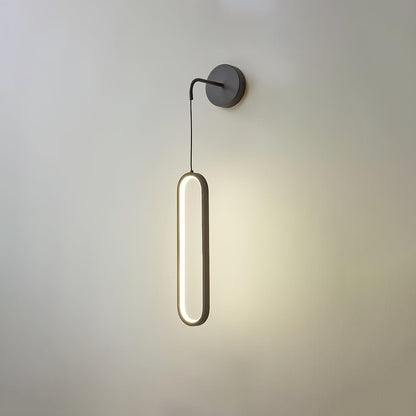 Vertical LED Sconce Light 27 Inch Contemporary Adjustable Color Temperature Fixture for Hallways Bedrooms Living Rooms Modern Acrylic Shade