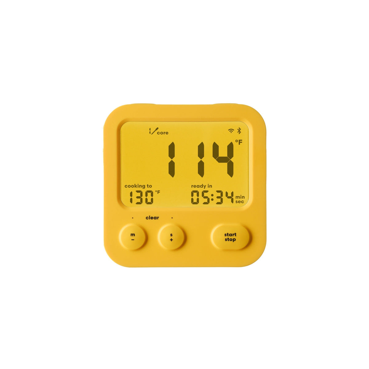 Monitor de cocina inteligente | Pantalla WiFi con seguimiento de temperatura en tiempo real | Se conecta al termómetro predictivo para obtener resultados de cocción perfectos