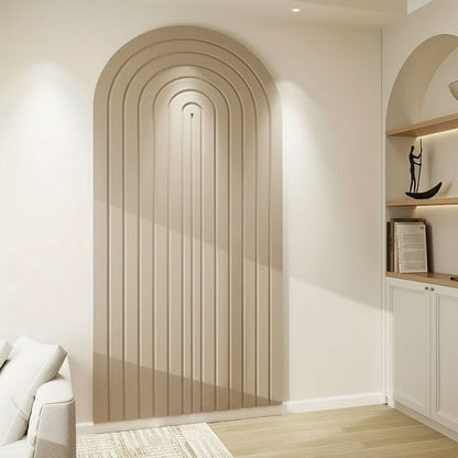 Curved Felt Pin Board with Self-Adhesive Back for Home Office & Bedroom Wall Display