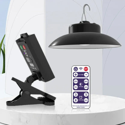 Ortekor Patio Umbrella with Solar Lights | Remote-Controlled Brightness & Timer | Eco-Friendly Illumination for Outdoor Gatherings