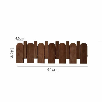 Pavo Wall Coat Rack - Wooden Piano Key Design, Wall Mounted Storage