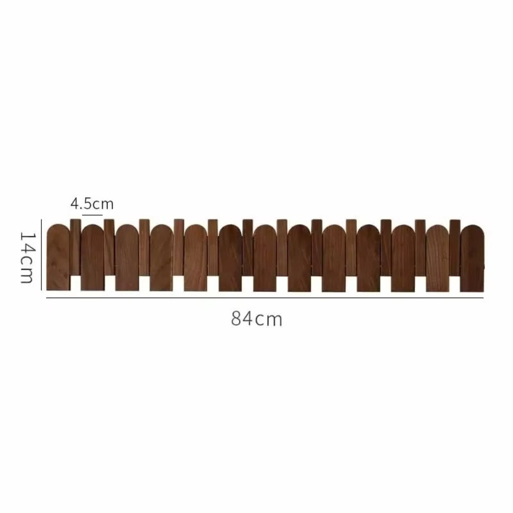 Pavo Wall Coat Rack - Wooden Piano Key Design, Wall Mounted Storage