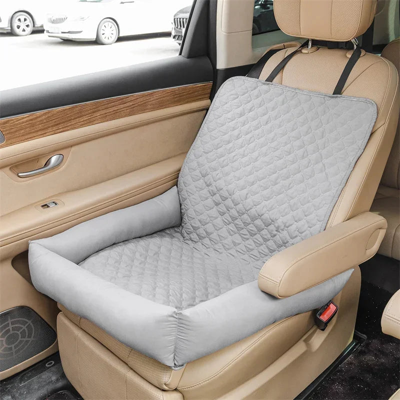 Pawmodo | Funda impermeable para asiento de coche para perros con protección antimanchas | Cama de viaje portátil para perros pequeños y medianos
