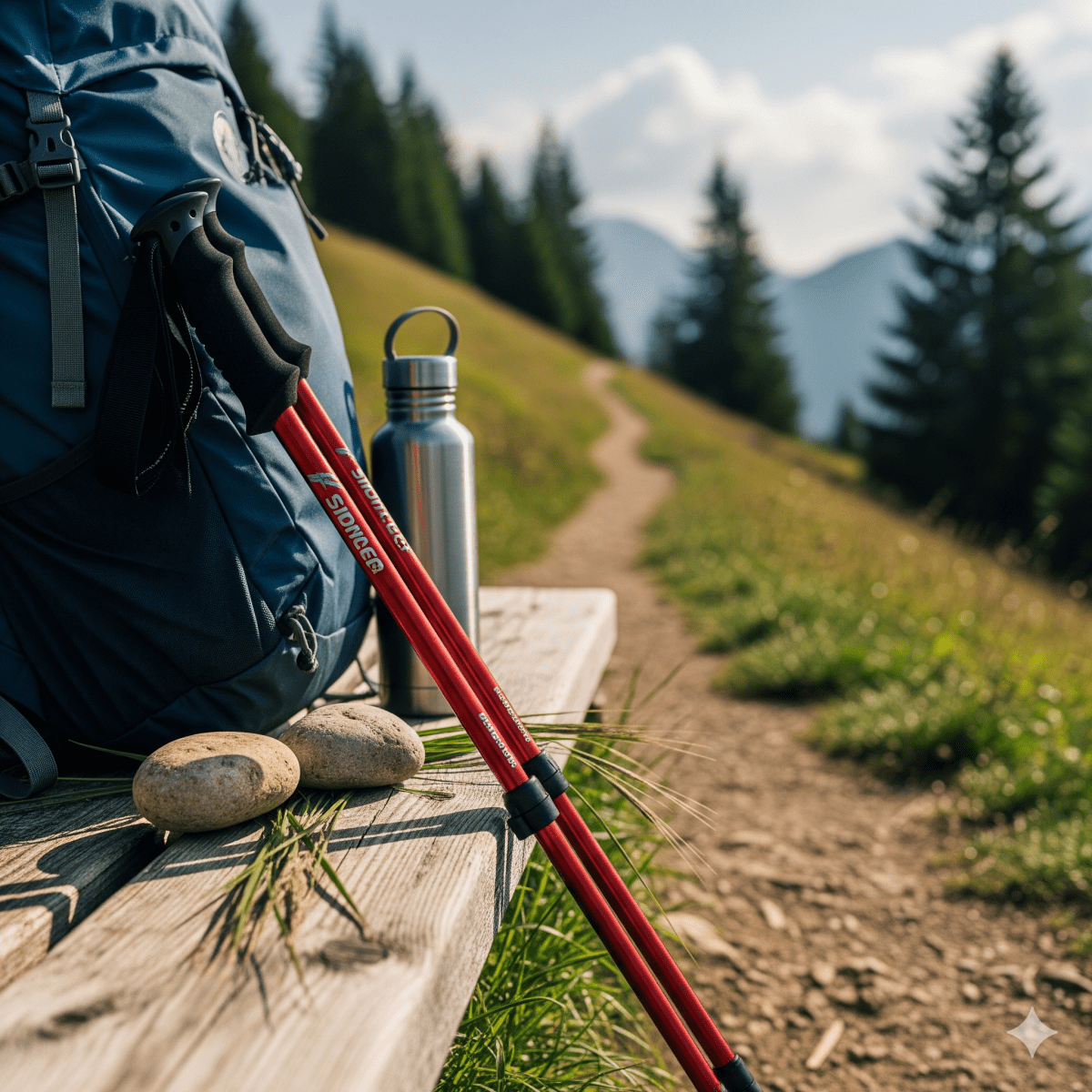 TRAILPRO – Adjustable Trekking Poles Lightweight Hiking Walking Sticks
