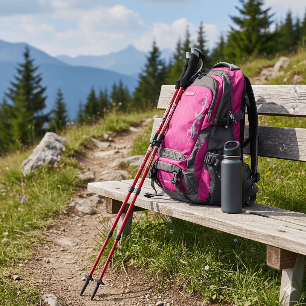 TRAILPRO – Adjustable Trekking Poles Lightweight Hiking Walking Sticks