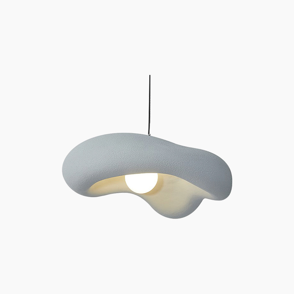 Sculptural Resin Ceiling Fixture 24×9 in Adjustable Color Temperature G9 LED Overhead Lighting for Dining Areas Bedrooms Living Spaces