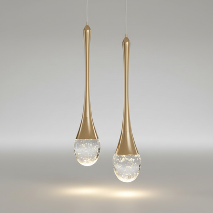 Tapered Glass Drop Ceiling Fixture 10 Inch Warm White Glow Adjustable Cord Hanging Light for Kitchen Island Dining Table Entryway Modern Hom